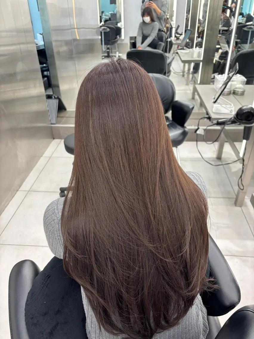 ロング カット ヘアカラー トリートメント 🫧髪質改善🫧 佐々木隆誠のヘアスタイル