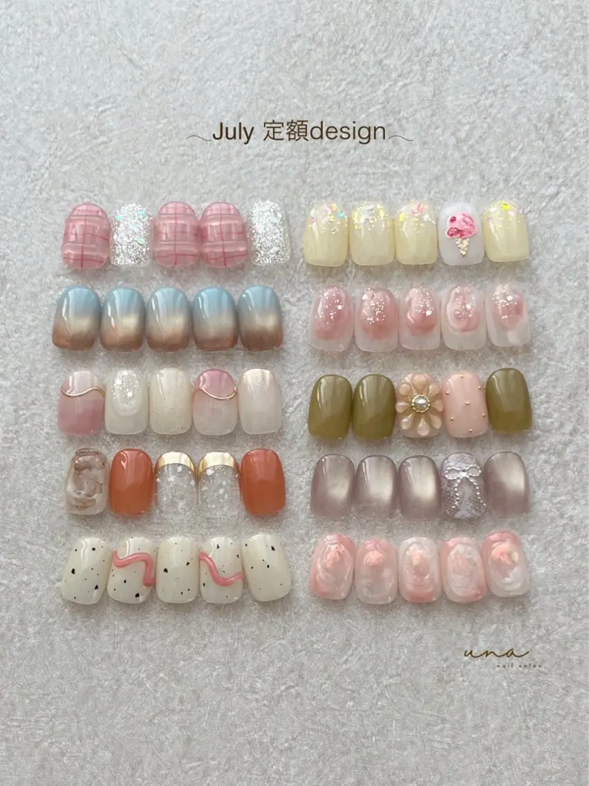 人気No1✨定額design ~𓈒𓏸 (オフ.ケア込)の写真