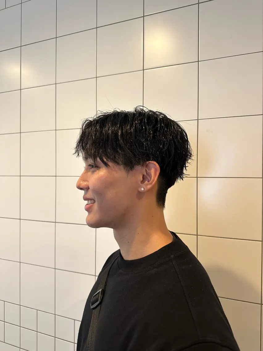 メンズ メンズパーマ 岡部 琉斗のヘアスタイル