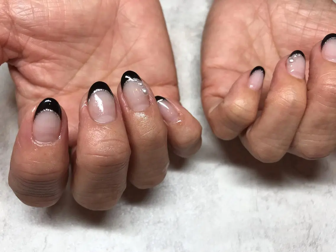 ネイル ラメ(グリッター) emunail あやかのネイルデザイン