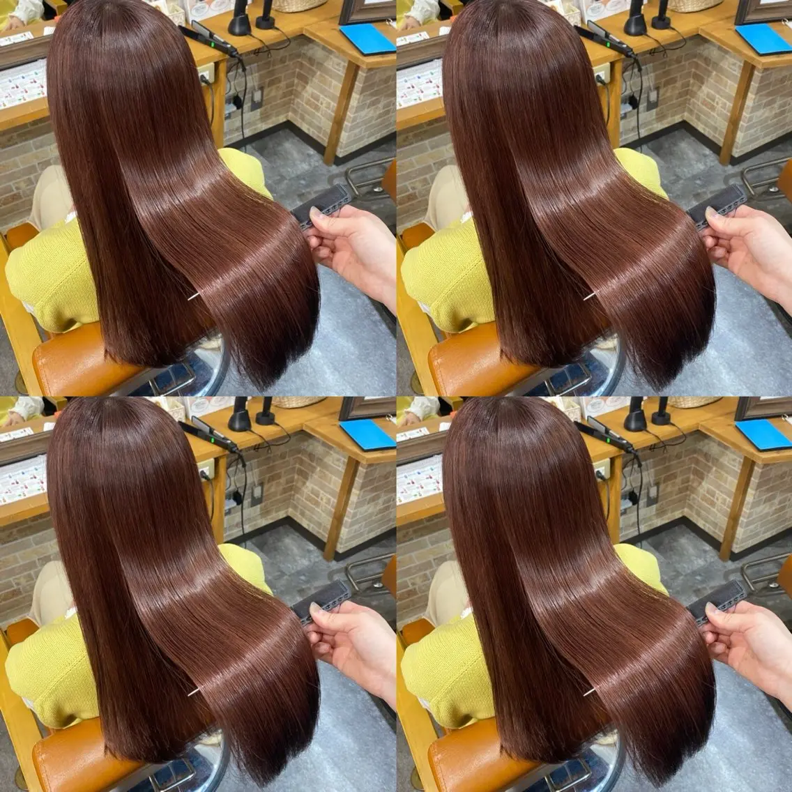 ロング エクステ×髪質改善× 𝑺𝑬𝑵𝑹𝑰のヘアスタイル