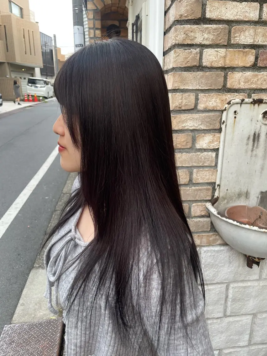 ロング カット ヘアカラー maika (^^)。.:*☆のヘアスタイル