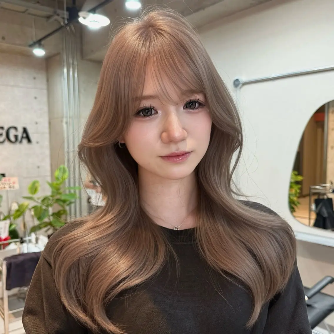 【ミニモ限定‼️✨️50%off】ケアブリーチ+髪質改善トリートメント(リタッチ可)の写真