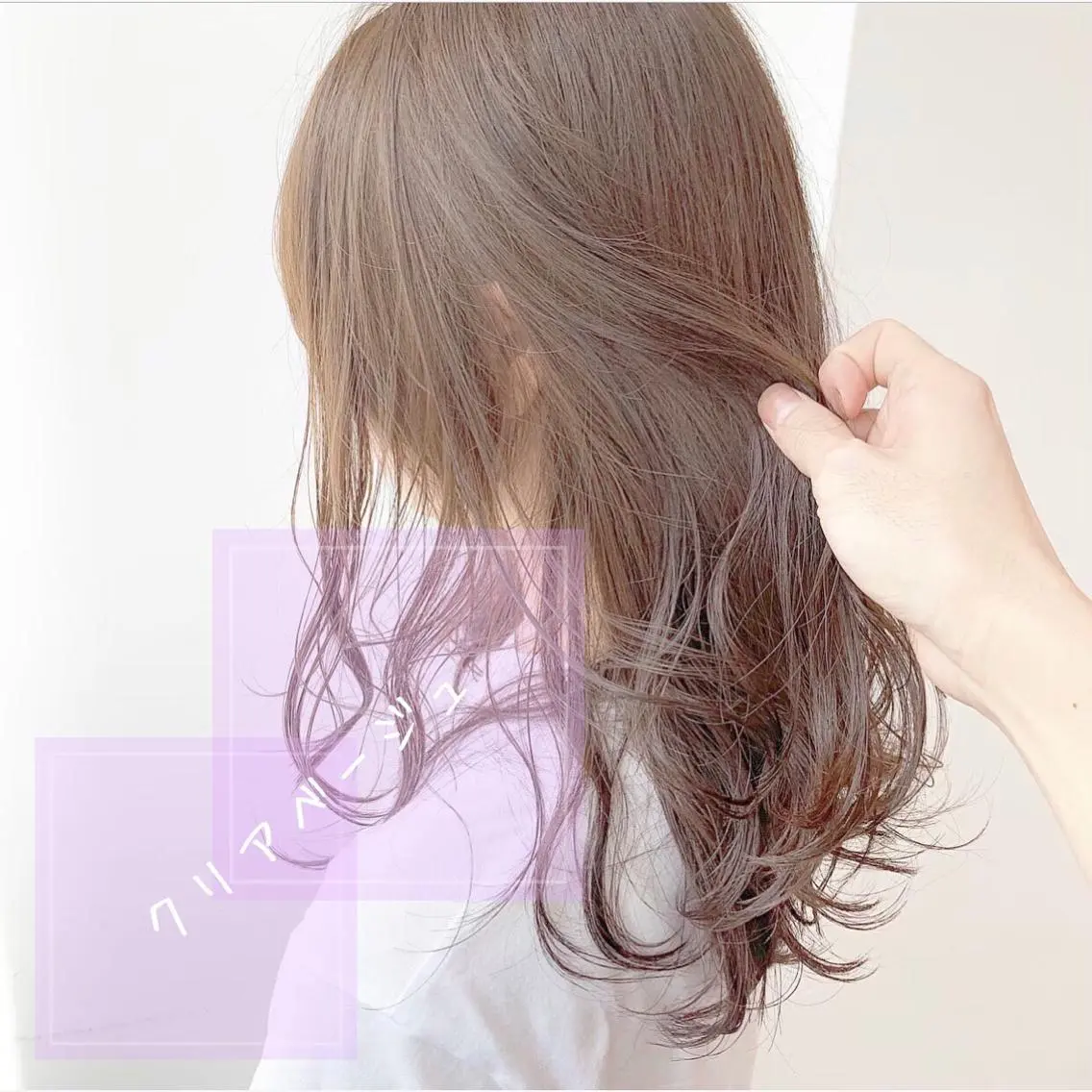 セミロング カラー 🌟横浜THREE 店長担当🌟のヘアスタイル