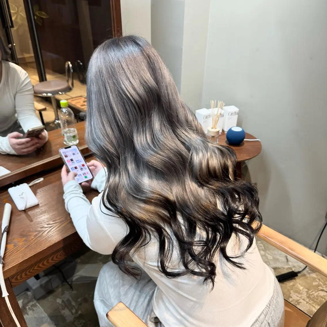 カラー ヘアカラー トリートメント 優梨💞 /透明感カラーのヘアスタイル