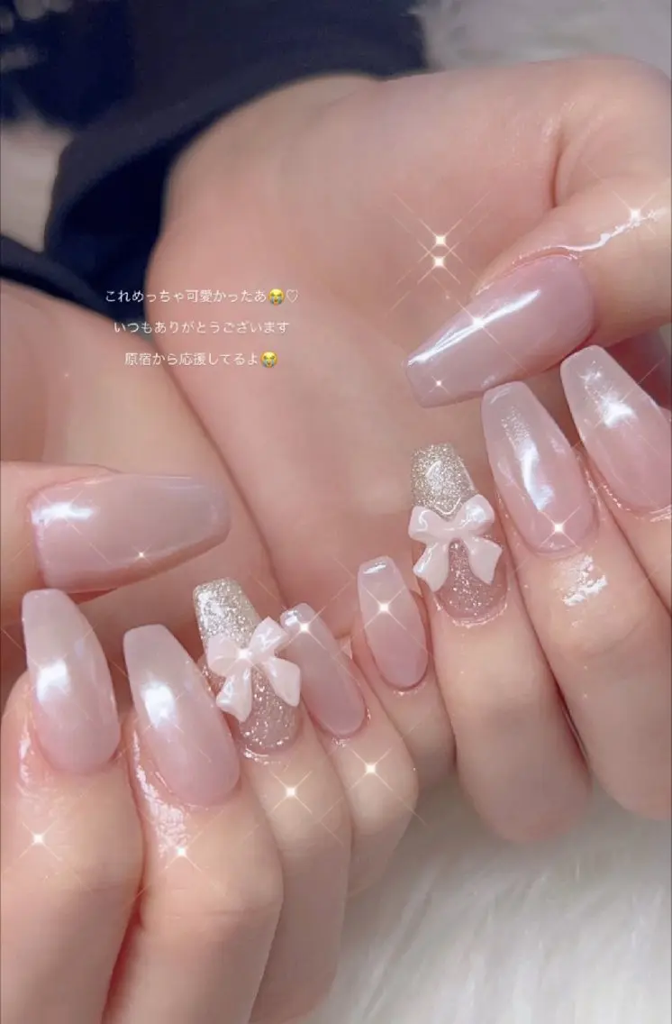 ネイル 長さ出し ジェルネイル パラジェル ハンドネイル I LOVE ME NAIL.｡.:*♡のネイルデザイン