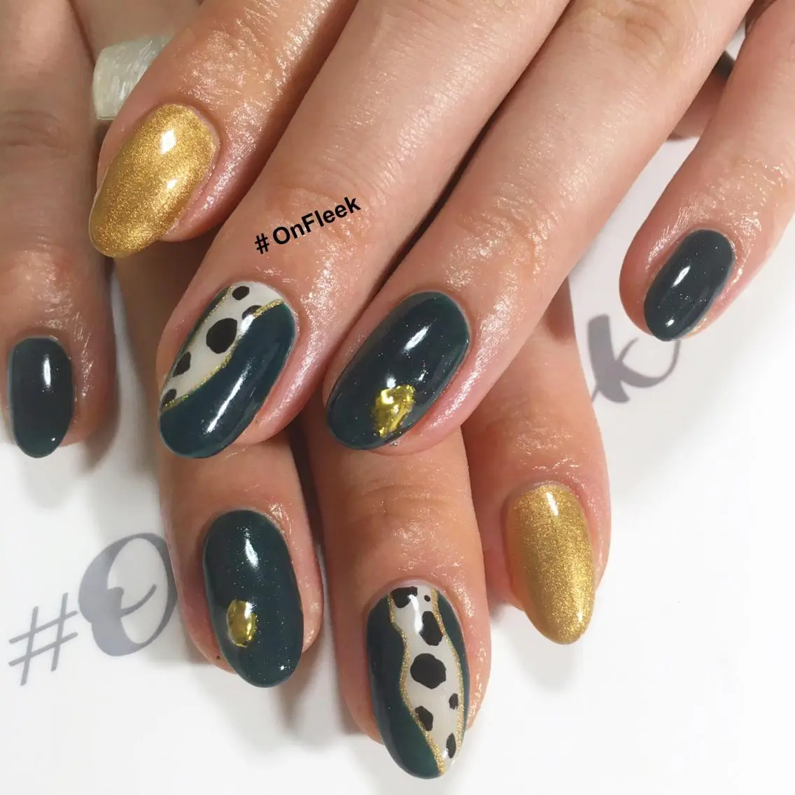 ネイル フットネイル NailSalon ＃OnFleekのネイルデザイン
