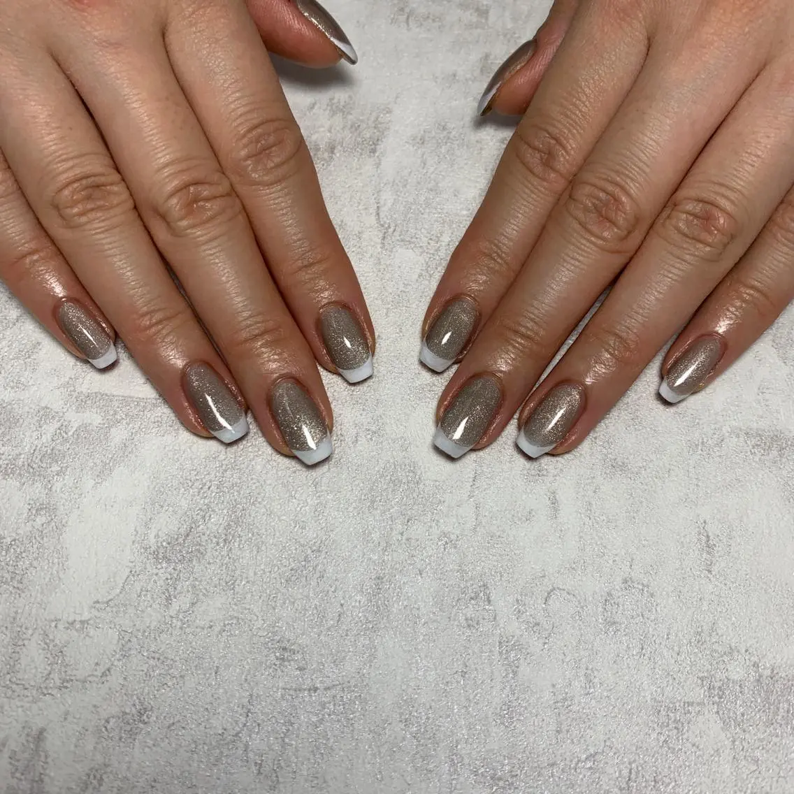 ネイル フレンチネイル マグネットネイル Li aile eye&nailのマツエク・マツパデザイン
