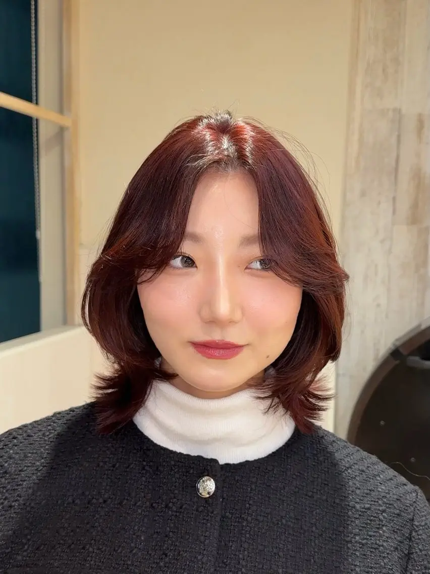 ミディアム レイヤーカット カット ヘッドスパ レイヤーカット✂️/ 新宿/Amiのヘアスタイル
