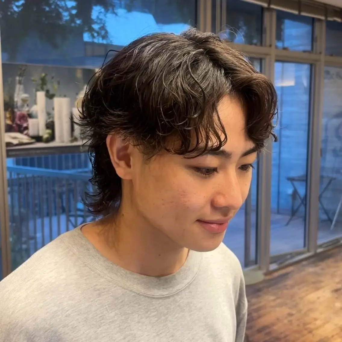 パーマ メンズ カット パーマ 【メンズ特化美容師】 RYO／梅田のヘアスタイル