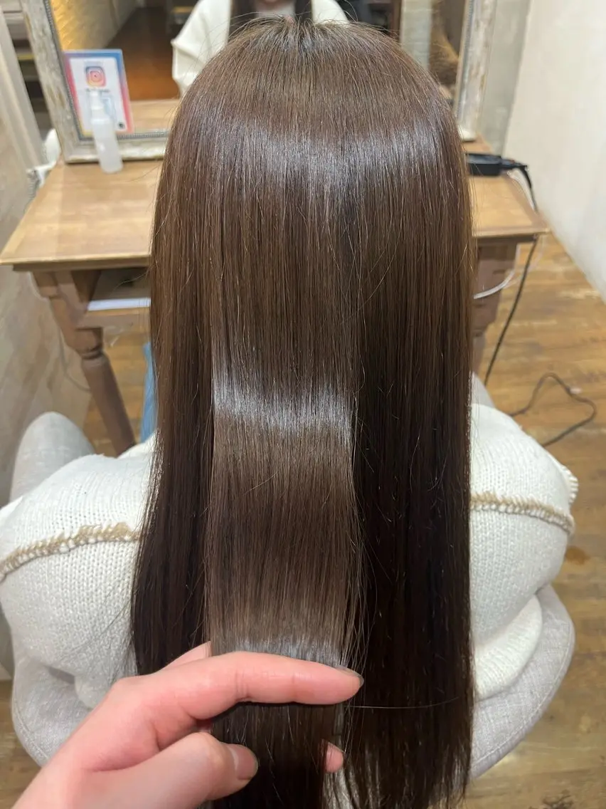 ロング カラー トリートメント カット ヘアカラー トリートメント Cielo 🐈‍⬛ sawa 🐈‍⬛のヘアスタイル