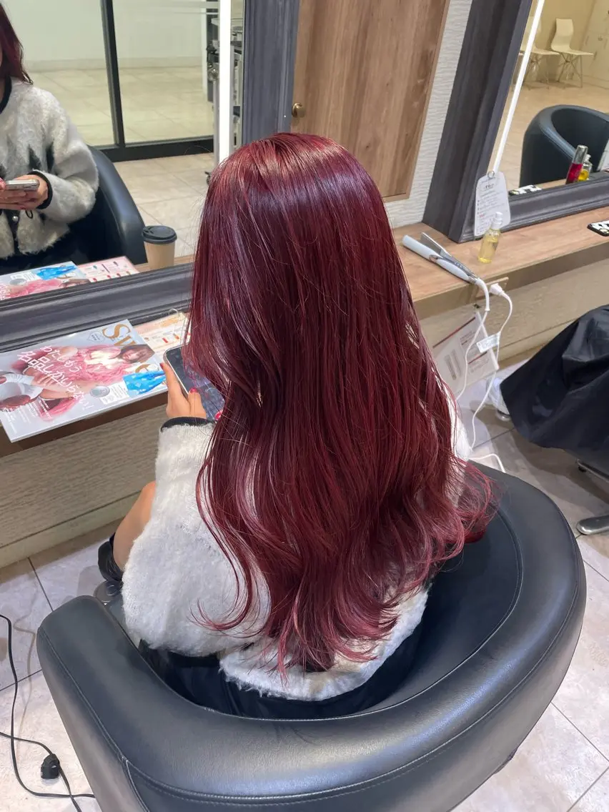 ロング ふわっと抜け感🫧 ブラウンベージュ🤎のヘアスタイル
