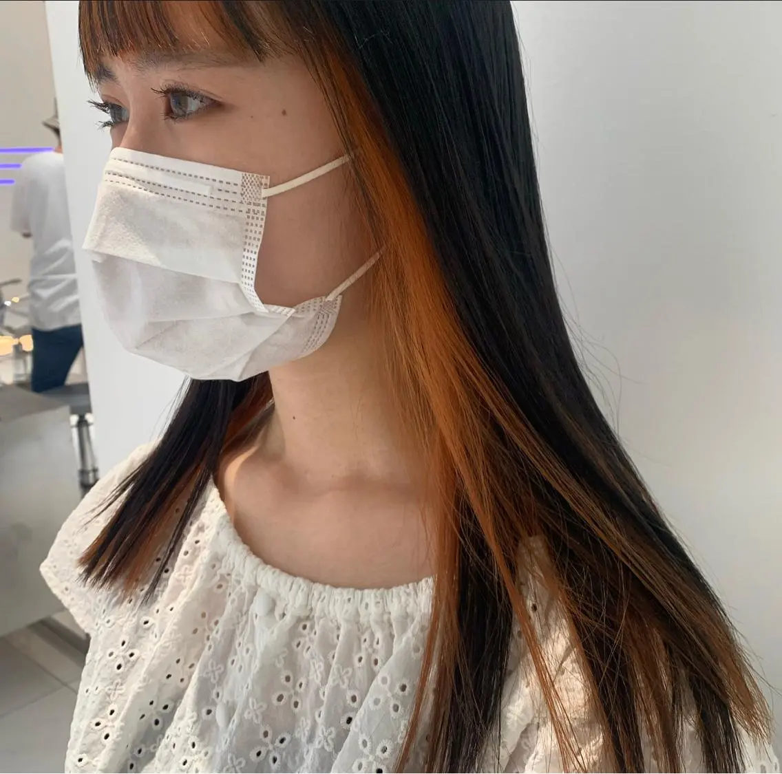 ロング kiyono ⭐︎ダブルカラーのヘアスタイル