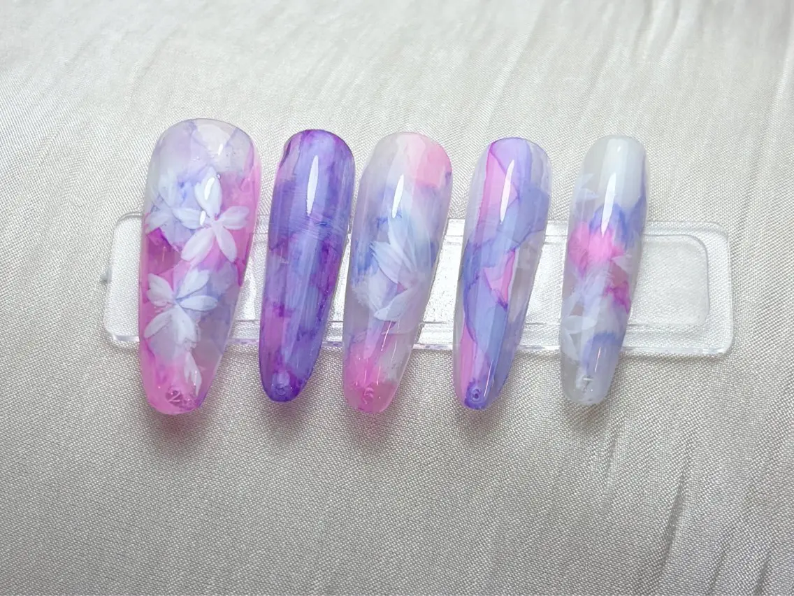 🫧長さだし10本🫧写真デザイン定額ネイル💅の写真