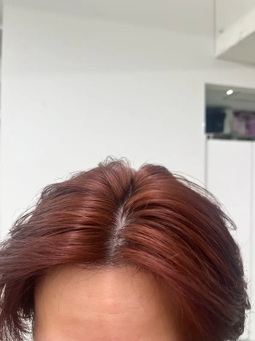 ブリーチなしwカラー＋system 3step  treatmentの写真