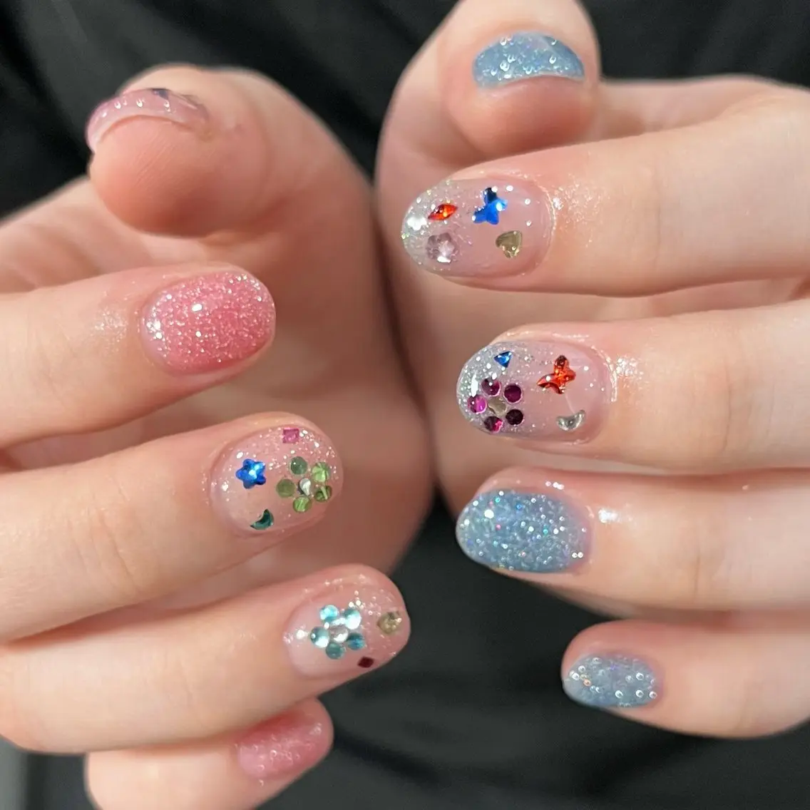 ネイル 韓国ネイル ワンホンネイル Kawaii _Nailのネイルデザイン