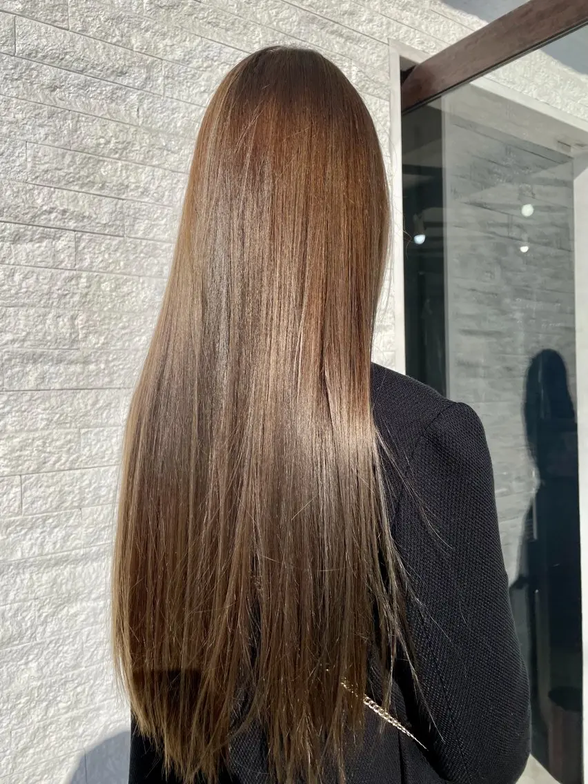 ロング メンズカット✨パーマ 曲がる縮毛矯正ユウキのヘアスタイル