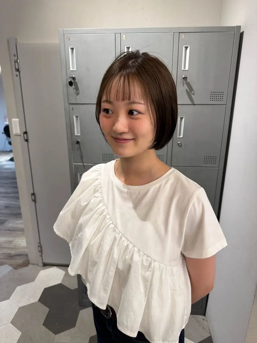 ショート カット ヘアカラー 【天満1艶髪】潤艶/ 髪質改善🌹釣本竜哉のヘアスタイル