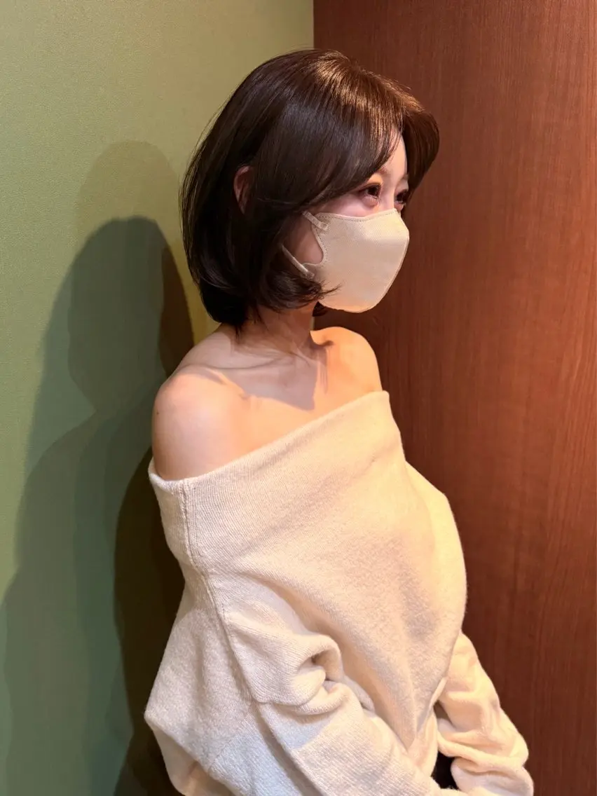 ミディアム カラー カット ヘアカラー トリートメント mai / linoah˚✧のヘアスタイル