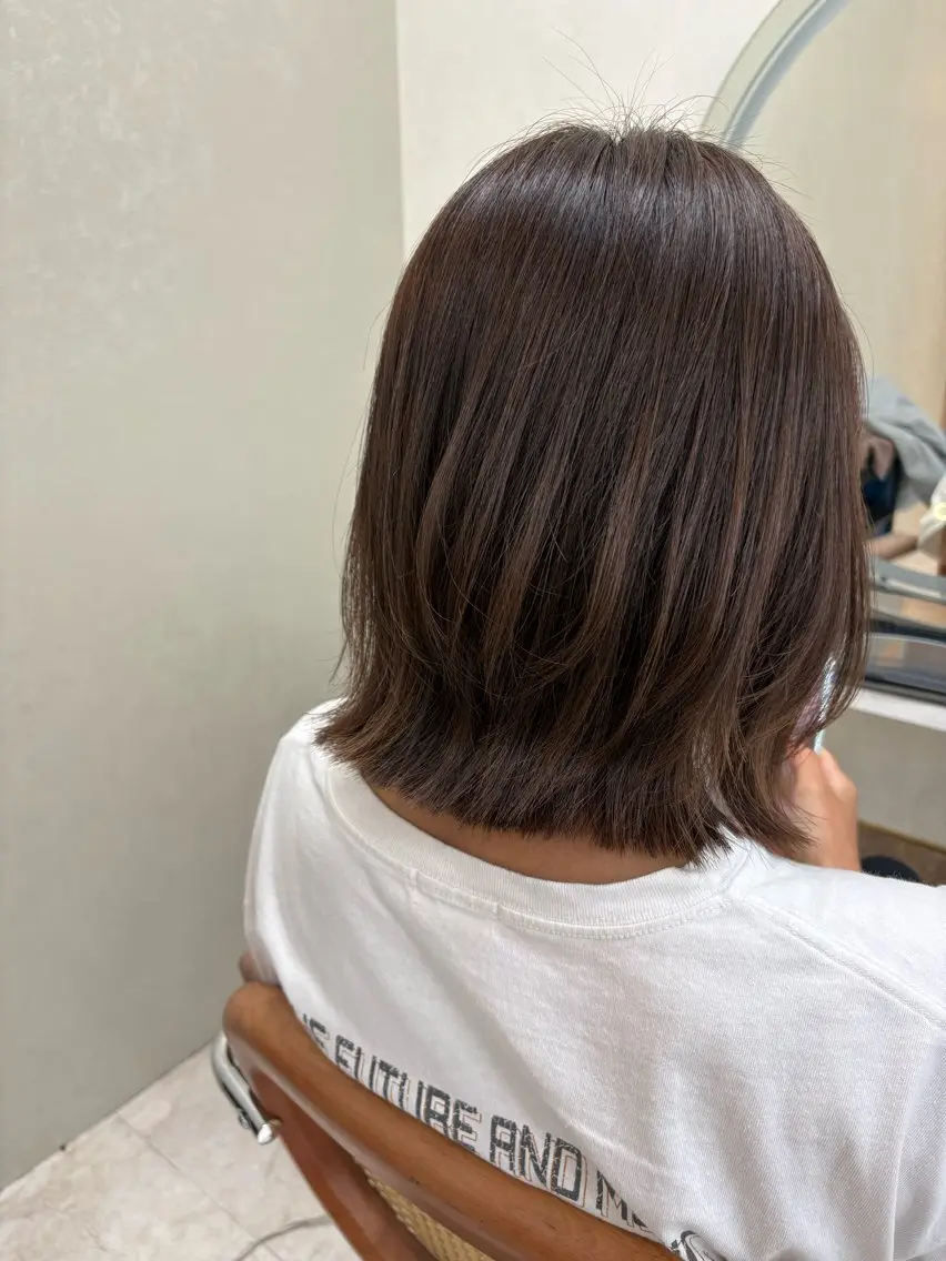 ミディアム カット ヘアカラー KIKO 木更津🌟のヘアスタイル