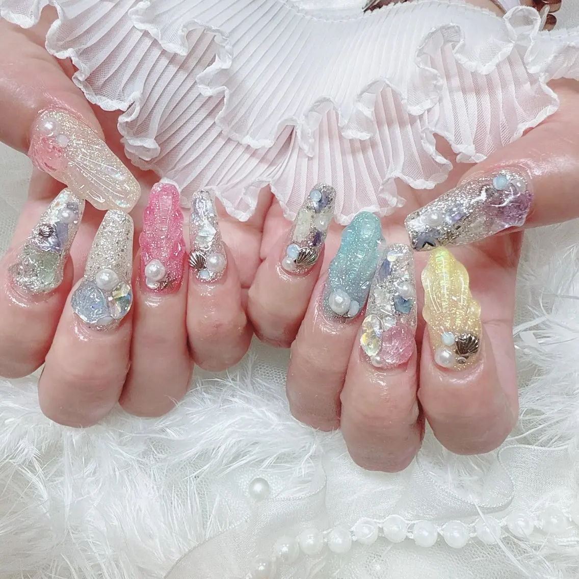 ネイル アートネイル ジェルネイル ハンドネイル Nail lieNのネイルデザイン