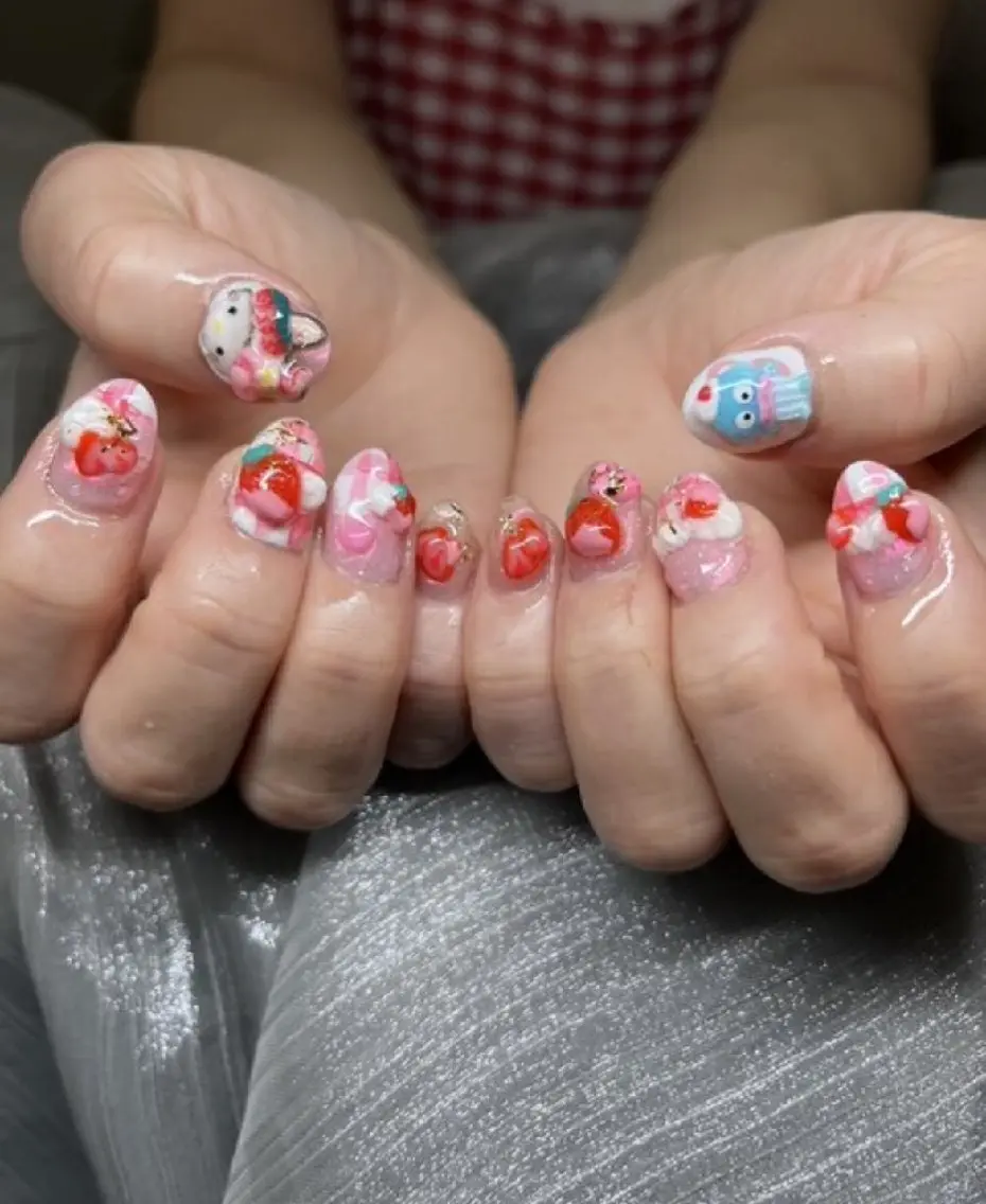 ネイル ハンドネイル ♥ReJUvia/梅 田/24時まで営業♥のネイルデザイン