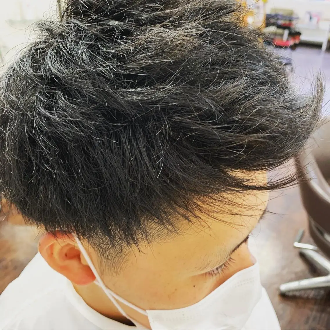 メンズ モヒカン カット 田中 拓夢のヘアスタイル