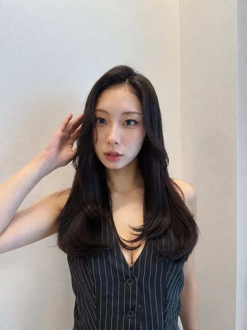 ロング カラー ヘアカラー 髪質改善/ ワンカラー🌺❕のヘアスタイル