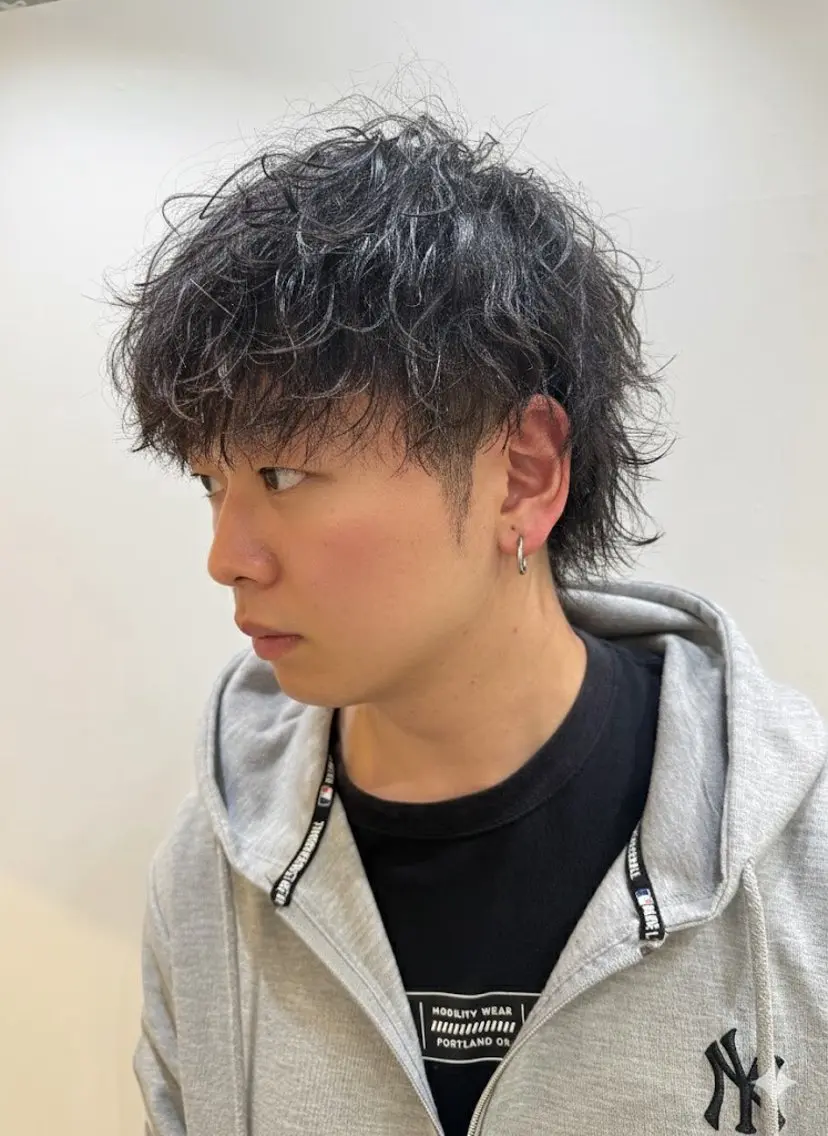ショート パーマ パーマ Naya Takumaのヘアスタイル