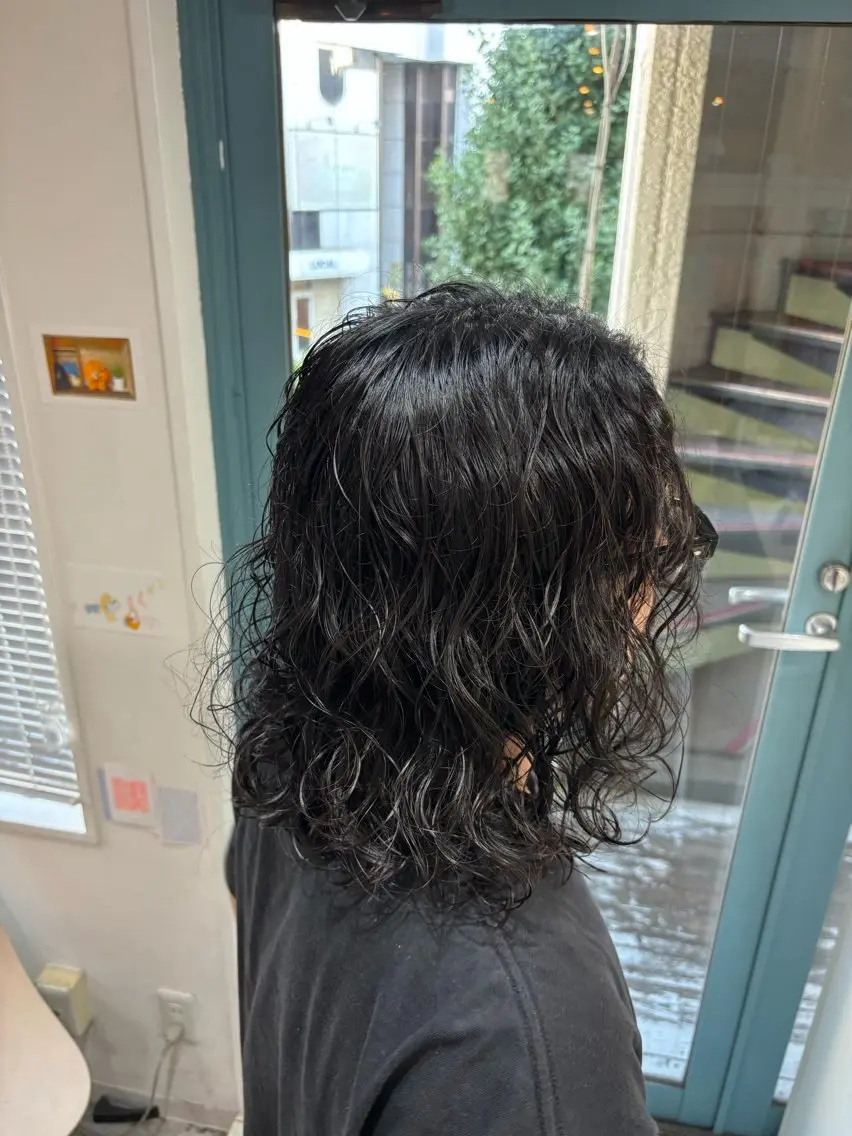 パーマ メンズ メンズパーマ monifa sogaのヘアスタイル