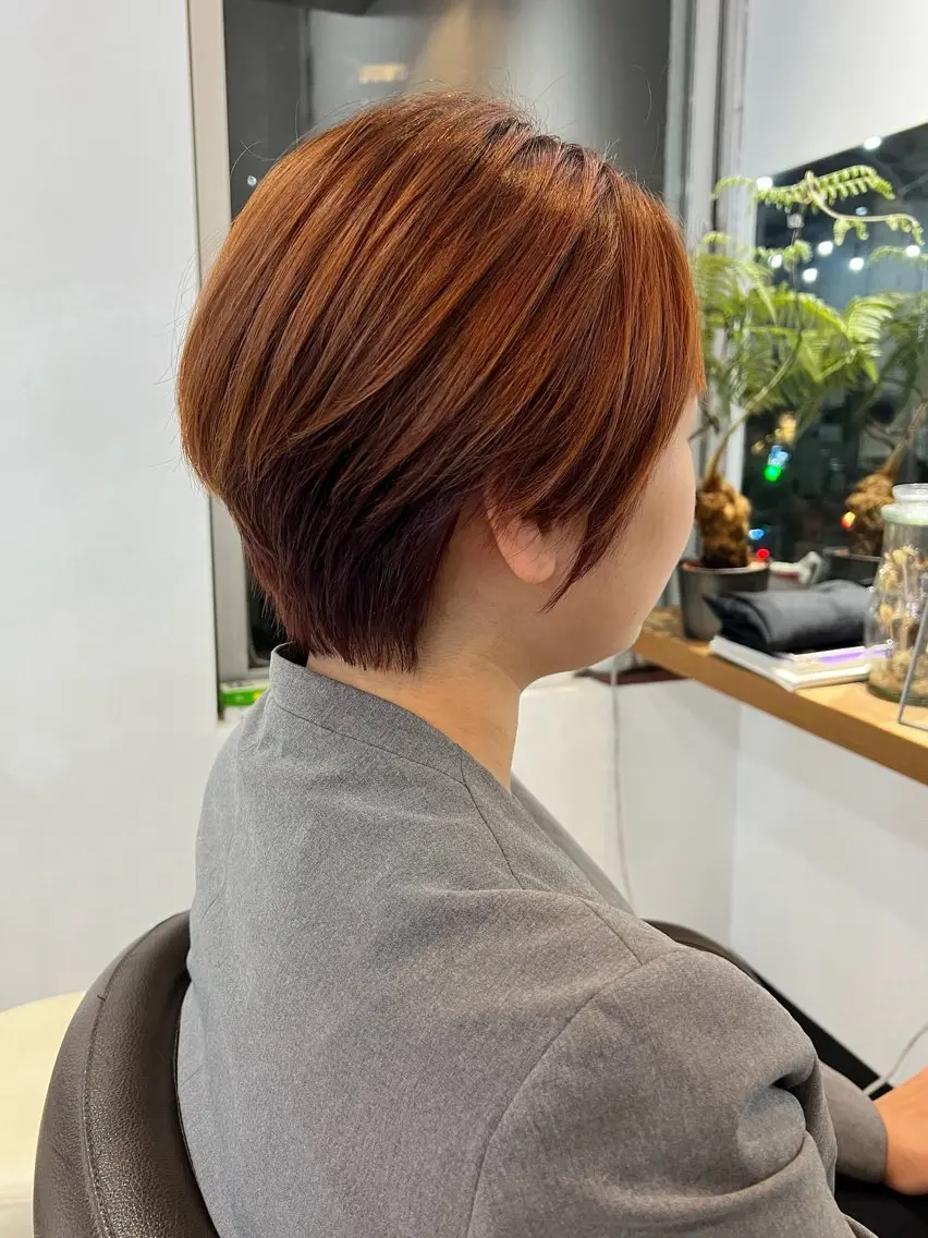ショート カラー ❤️Mimi/non ワンカラー❤️のヘアスタイル