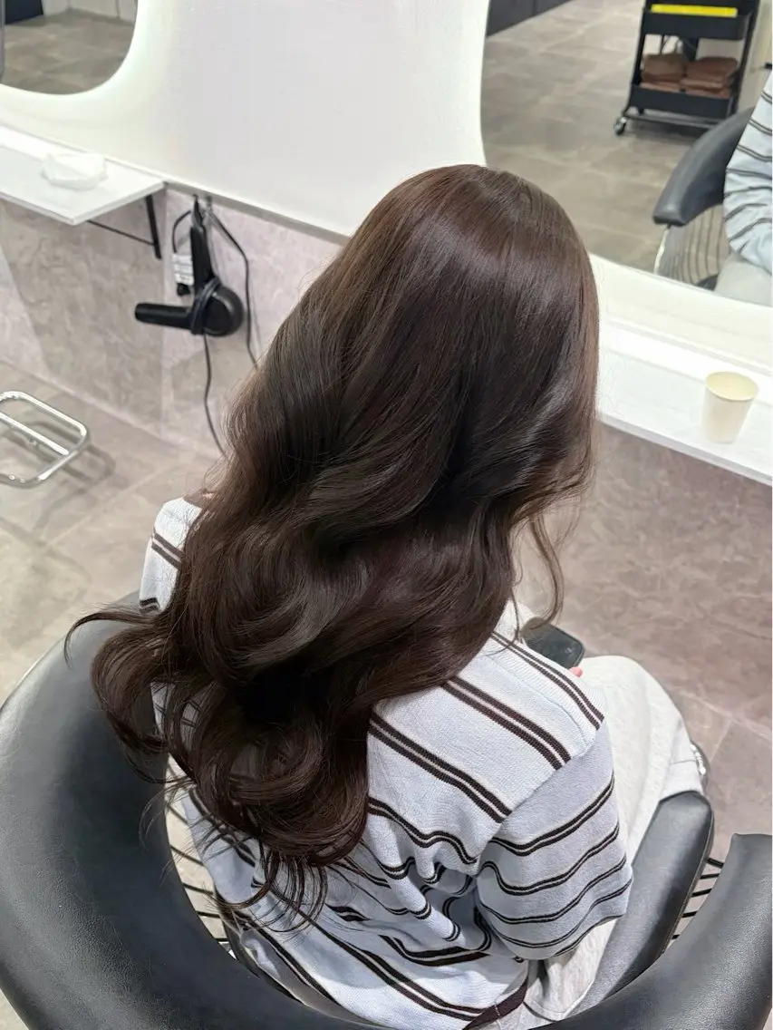 ロング カラー カット ヘアカラー エクステ limitみづき🌙 レイヤーカットのヘアスタイル