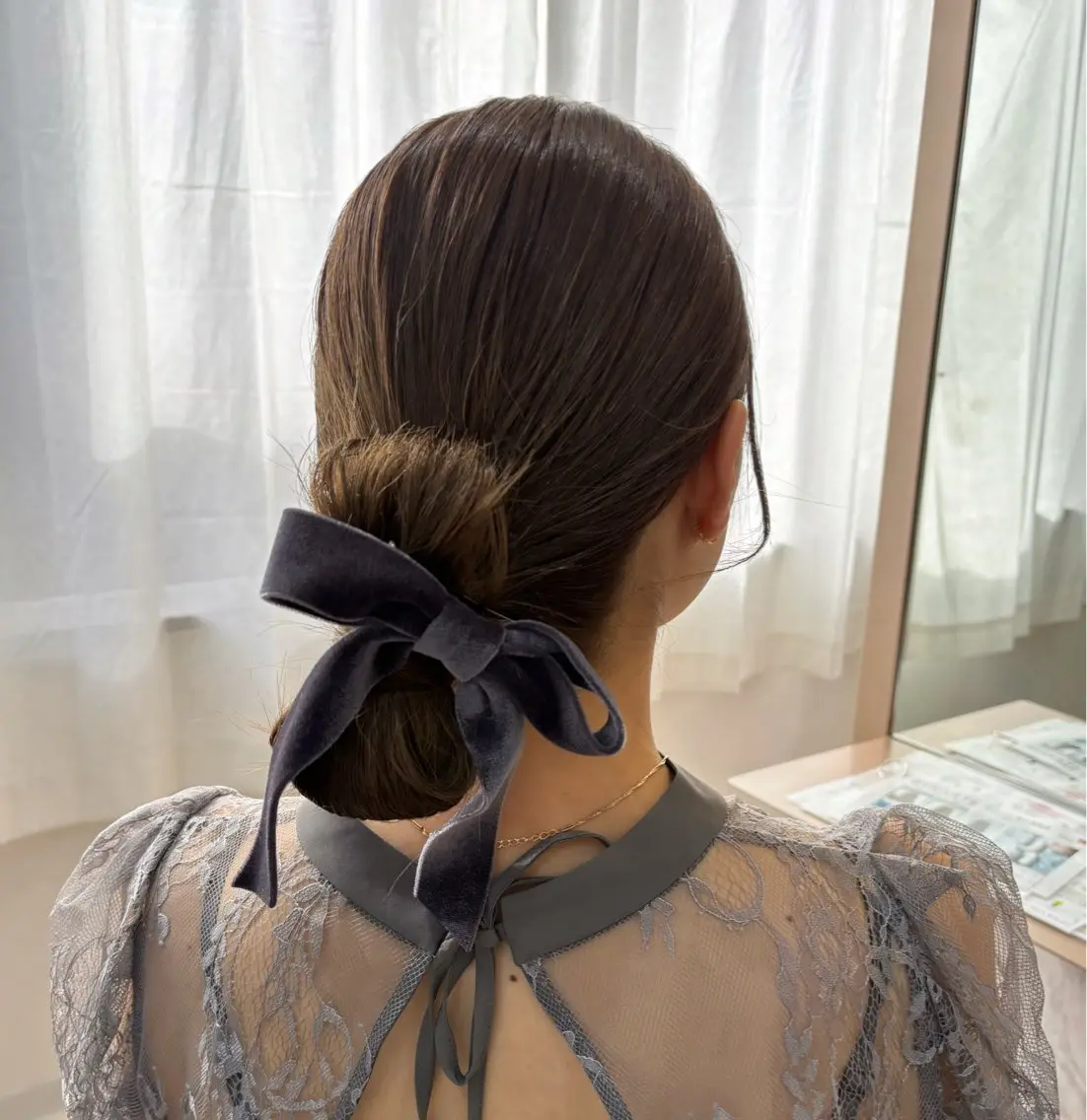 ヘアアレンジ 🐈‍⬛momo🐾 ブリーチ・Wカラーのヘアスタイル