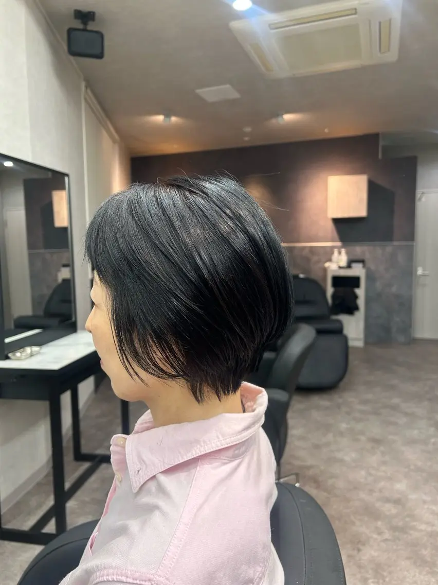 ショート 似合わせカット ショートヘア カット ヘアカラー 筑紫野美容師 すずのヘアスタイル