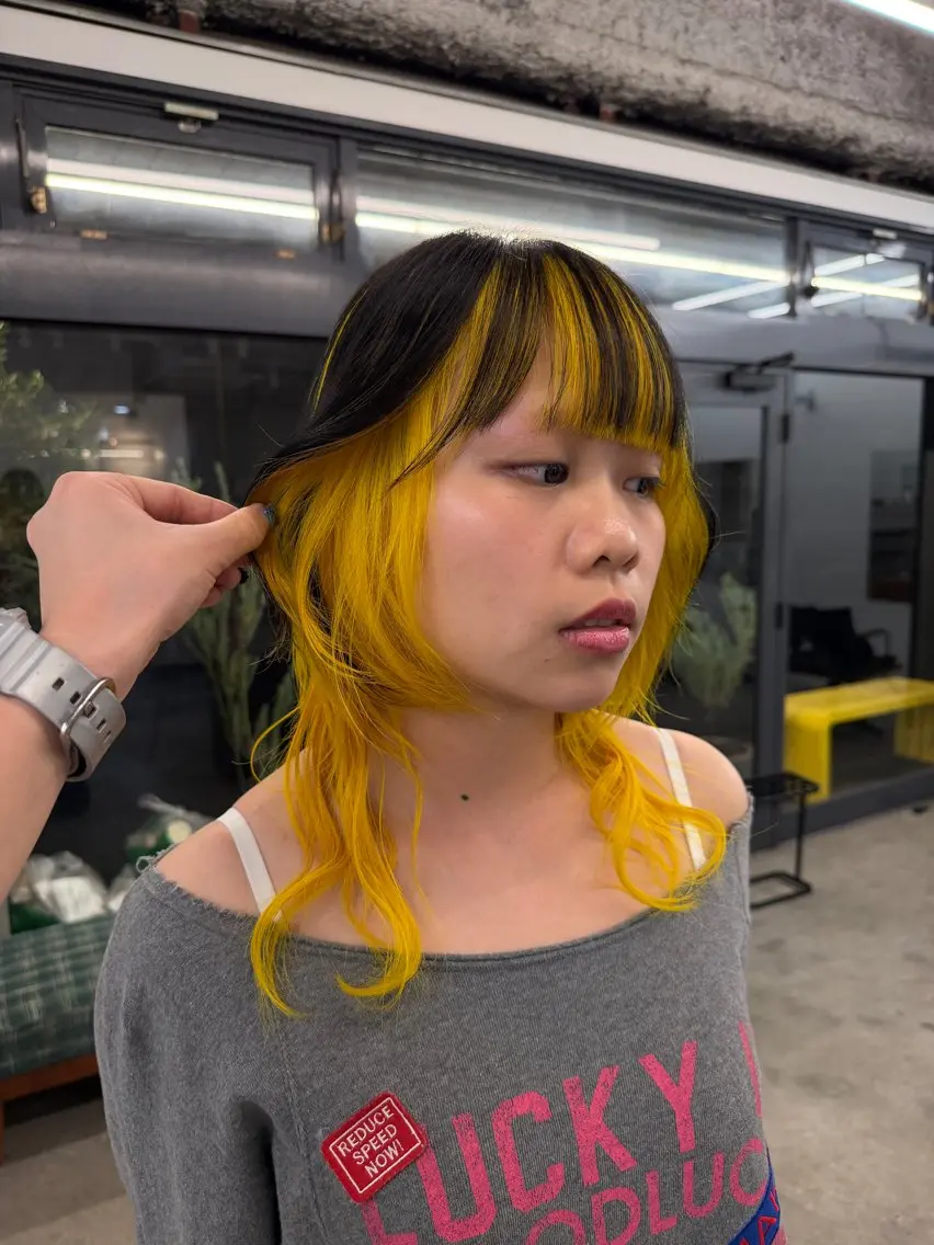 カラー デザインカラー ヘアカラー ダブルカラー 大募集中❣️ あいりのヘアスタイル