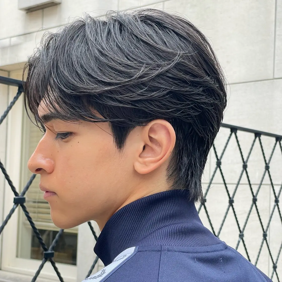 センターパートカット+カルマパーマ+保湿トリートメントの写真