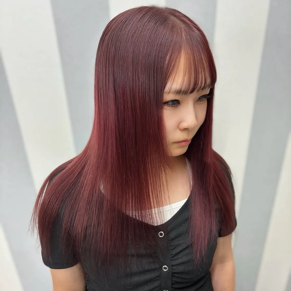 セミロング カラー ヘアカラー Ren. 🦋デザインカラーのヘアスタイル
