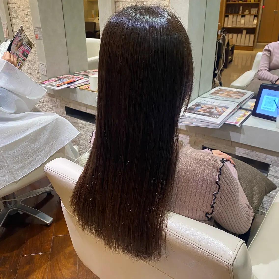 ✂️💎似合わせカット+美髪ストレートパーマの写真