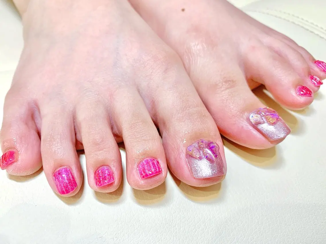 ネイル フットネイル 美愈 miyuのネイルデザイン