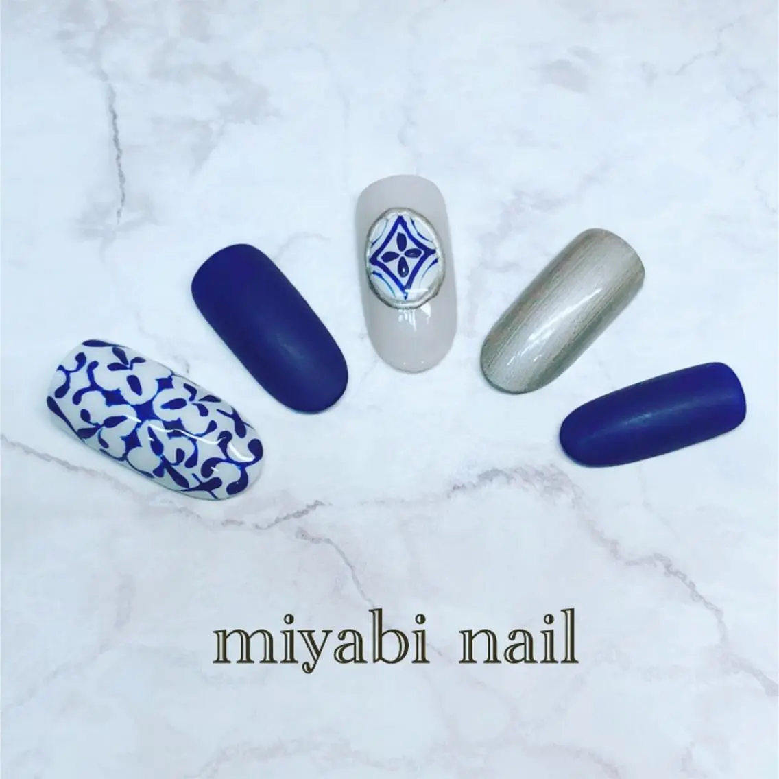 ネイル アートネイル ジェルネイル miyabi nail 桂川駅近くのネイルデザイン