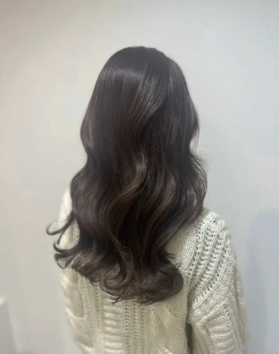 ロング カラー カット ヘアカラー トリートメント 透明感カラー/ 艶感カラー/RAMUのヘアスタイル