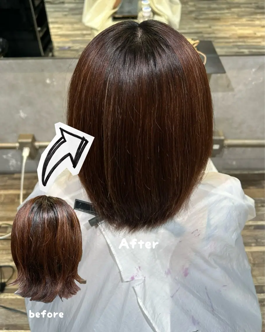 トリートメント 井上 円花のヘアスタイル