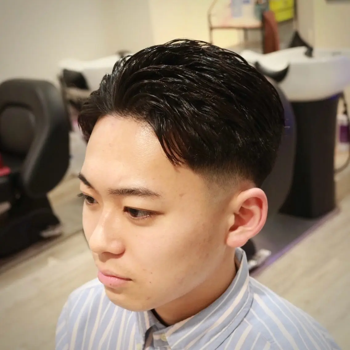 ショート メンズ フェードカット カット 立川メンズカット/ メンズパーマ💈三上のヘアスタイル