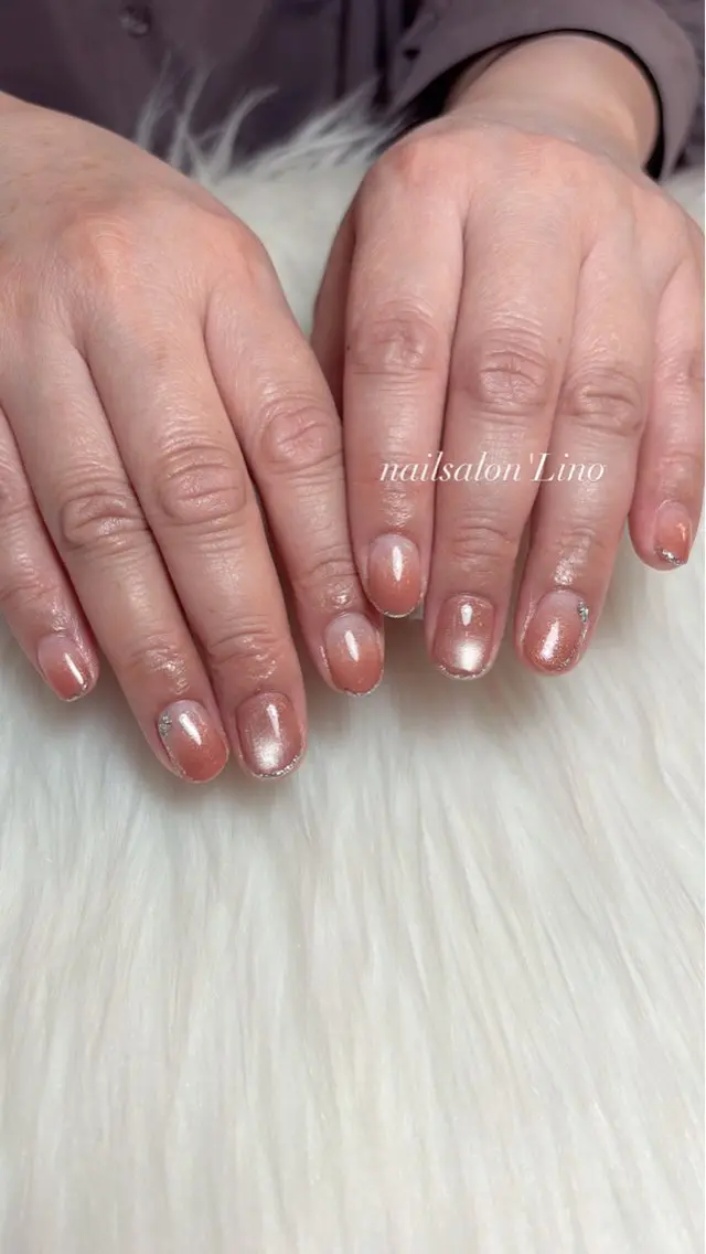 ネイル オフィスネイル ハンドネイル Lino𓂃⟡.· Chizuruのネイルデザイン