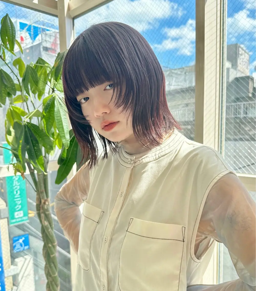 オーガニックカラー+ミルボン3stepトリートメントの写真
