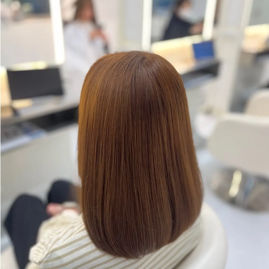 ミディアム 髪質改善 涼音 🫧前髪お助け美容師のヘアスタイル