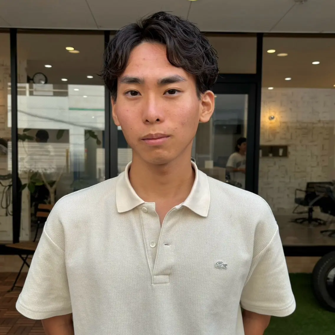パーマ メンズ メンズパーマ メンズショート ニュアンスパーマ 【メンズ 特化】村斎　伶次のヘアスタイル