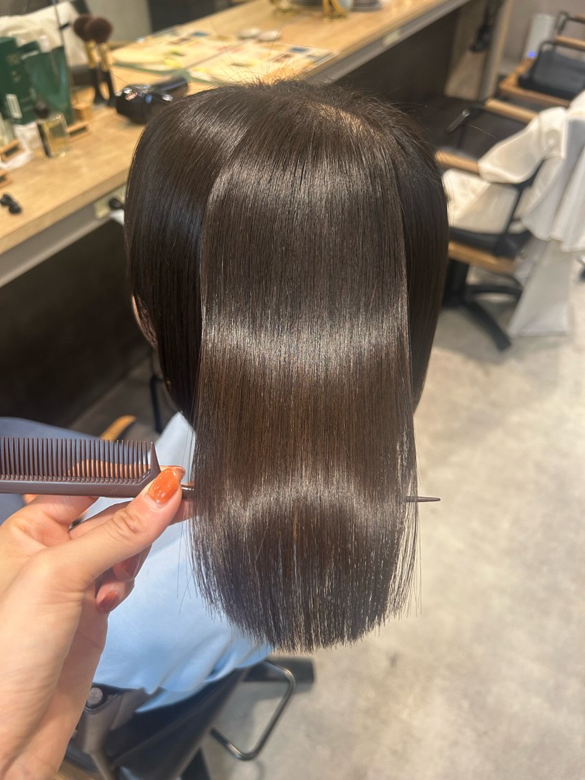 ショート パーマ 髪質改善 ストレートパーマ カット 縮毛矯正 トリートメント hub hair レイヤー/ナチュラルのヘアスタイル