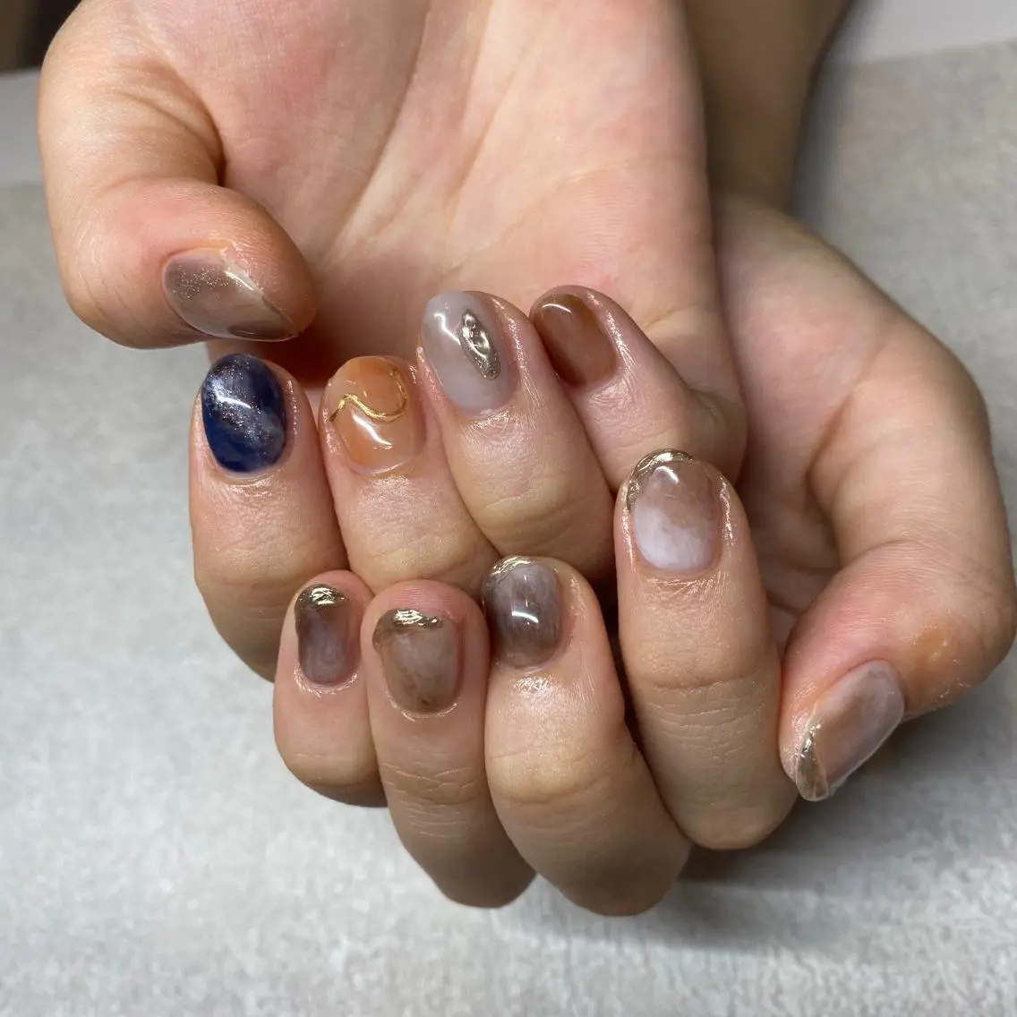 ネイル ハンドネイル 【うるちゅるnail 】🩰maiのネイルデザイン