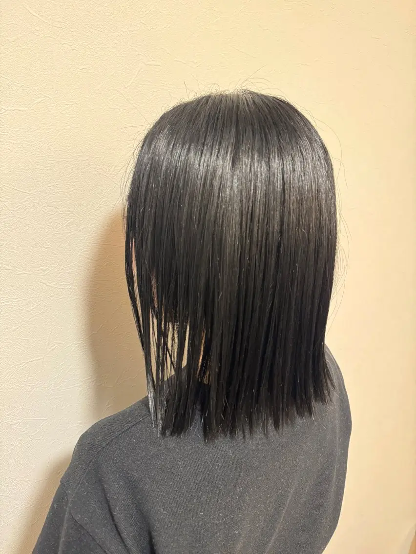 ワンレンbobカット＋ヘアカラー＋トリートメント⭐︎の写真